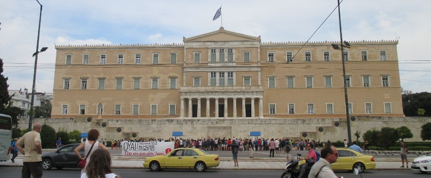 Greek parliament building, Syntagma Square, Athens