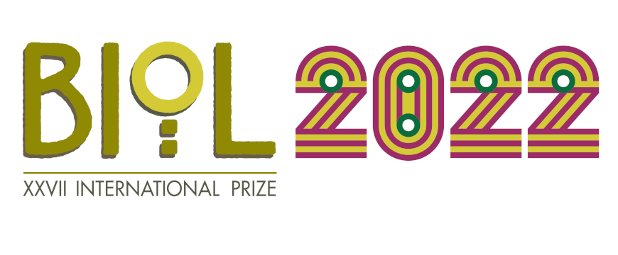 Stylized text saying "BIOL International Prize 2022"
