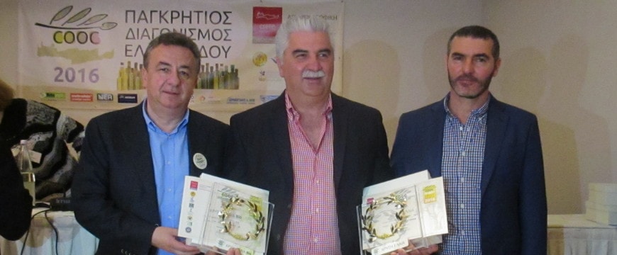 Governor of Crete, Agronutritional Cooperative president, 2-time gold winner at the Cretan Olive Oil Competition 2016