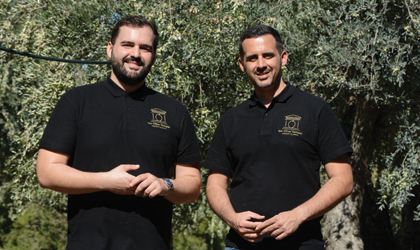 Alexis and Francesco Karabelas, owners of The Olive Temple