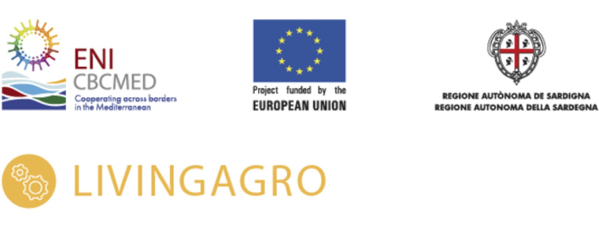 the LIVINGAGRO project logo and logos of the project leaders