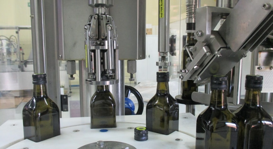 bottling machines in Anoskeli factory